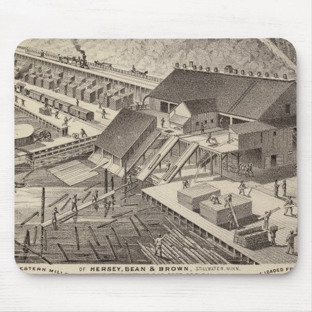 North Western Mills of Hersey, Minnesota Mouse Pad (Front)