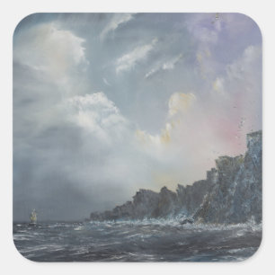 North wind pictures square sticker