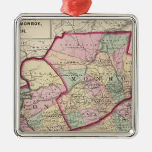 Northampton, Carbon, Monroe, Lehigh counties Metal Tree Decoration