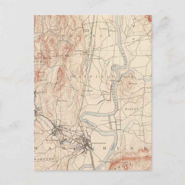 Northampton, Massachusetts Postcard (Front)