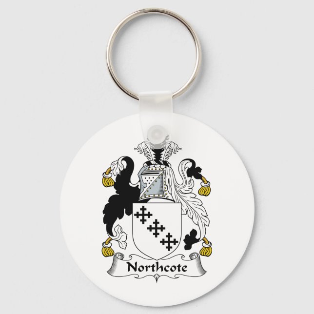 Northcote Family Crest Key Ring (Front)