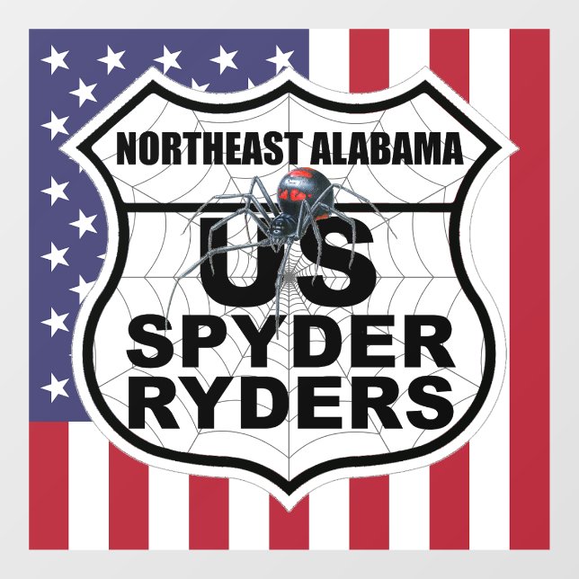 Northeast Alabama Chapter - Decal Flag & Logo (Sheet)