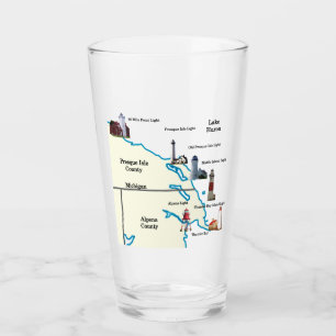 Northeast Lower Michigan Lighthouses glass