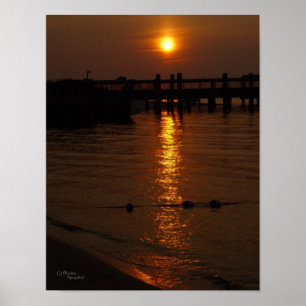 Northeast Ocean Sunset Poster