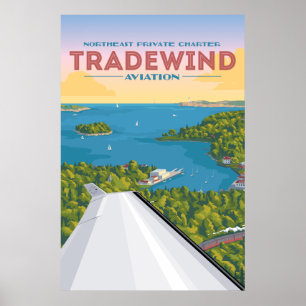 Northeast Summer Tradewind Aviation Poster