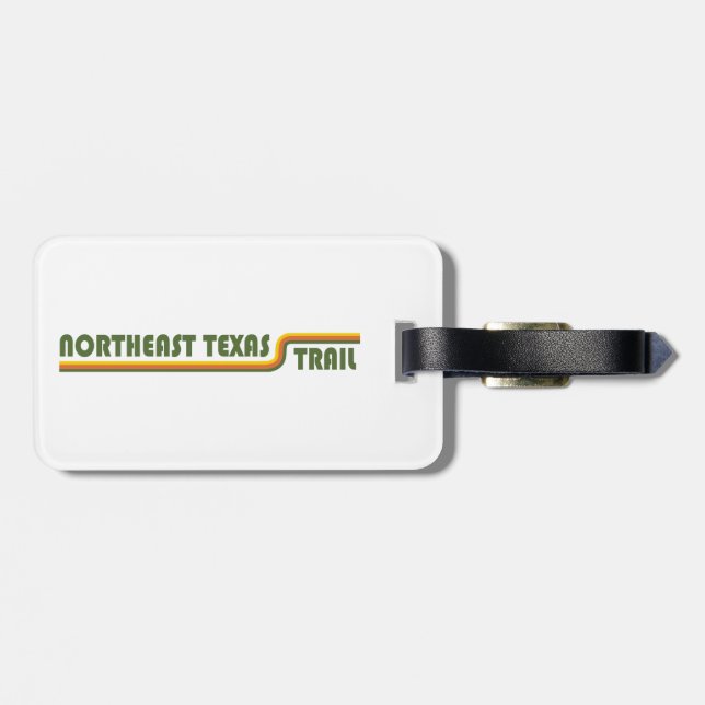 Northeast Texas Trail Luggage Tag (Back Horizontal)