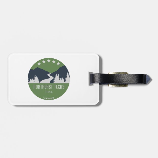 Northeast Texas Trail Luggage Tag (Back Horizontal)