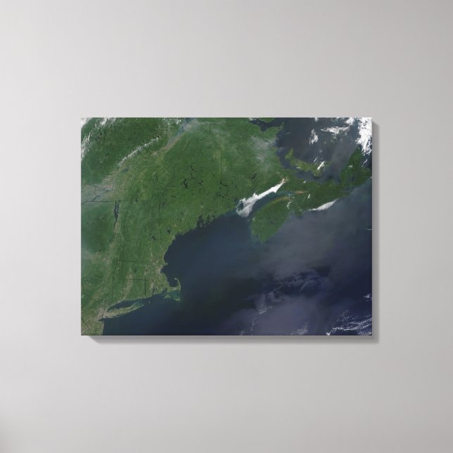 Northeast United States and Canada Canvas Print (Front)