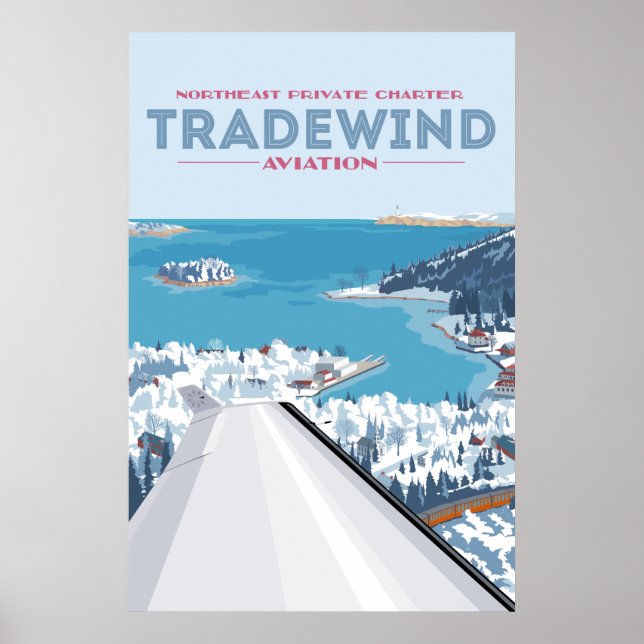 Northeast Winter Tradewind Aviation Poster (Front)
