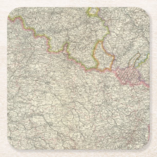 Northeastern France Square Paper Coaster