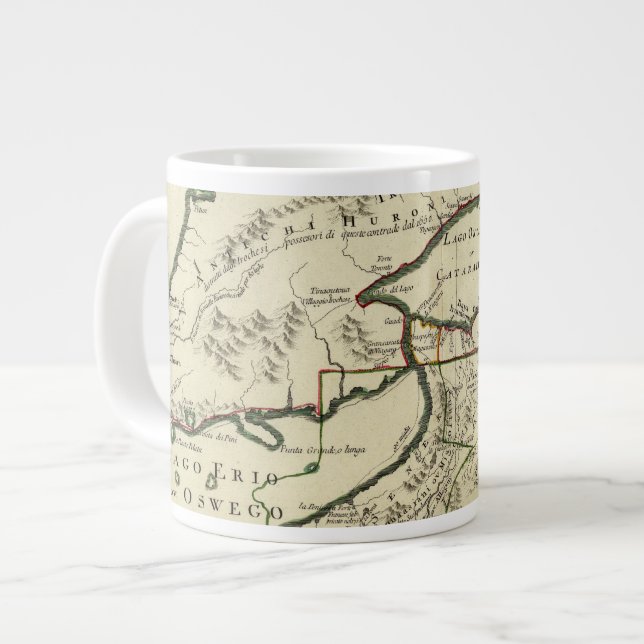 Northeastern United States Large Coffee Mug (Front Left)