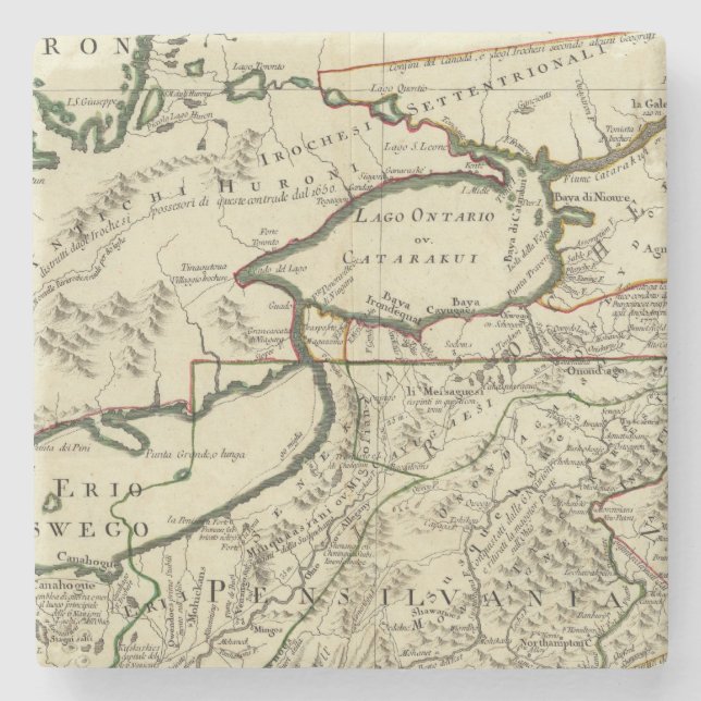 Northeastern United States Stone Coaster (Front)