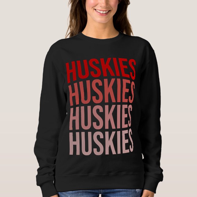 Northeastern University  Nu Huskies  Boston Sweatshirt (Front)