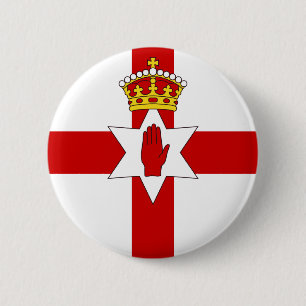 Norther Ireland ulster flag 6 Cm Round Badge