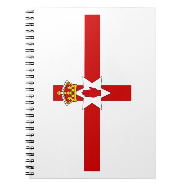 Norther Ireland ulster flag Spiral Notebook (Front)