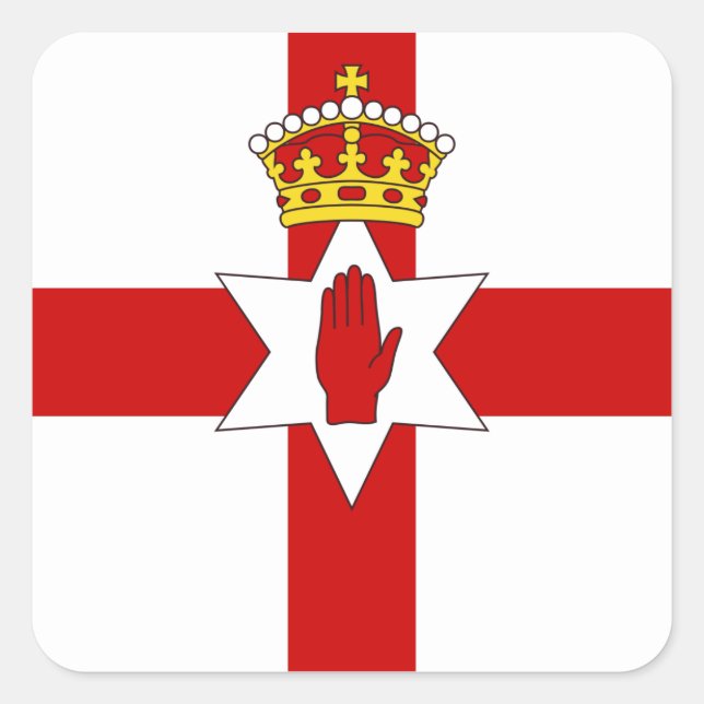 Norther Ireland ulster flag Square Sticker (Front)