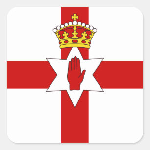 Norther Ireland ulster flag Square Sticker