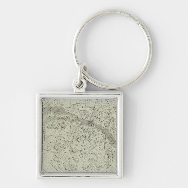 Norther Night Sky map Key Ring (Front)