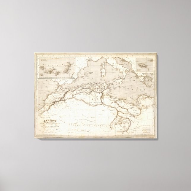 Northern Africa 2 Canvas Print (Front)