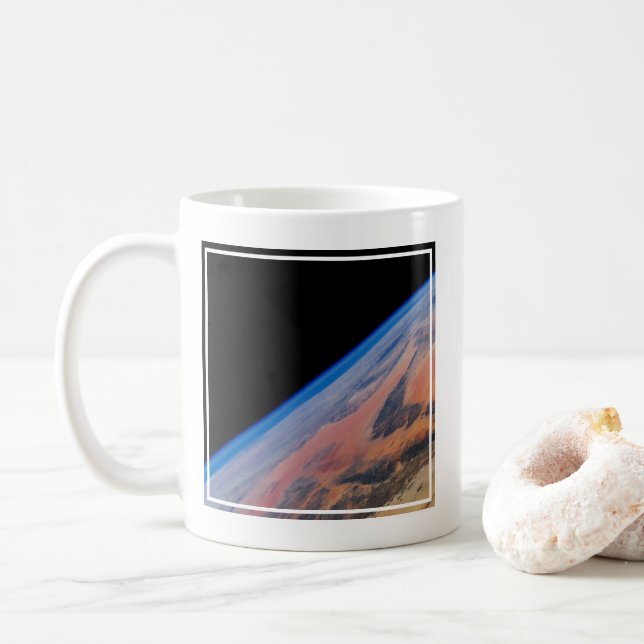 Northern Africa And The Vast Libyan Desert. Coffee Mug (With Donut)