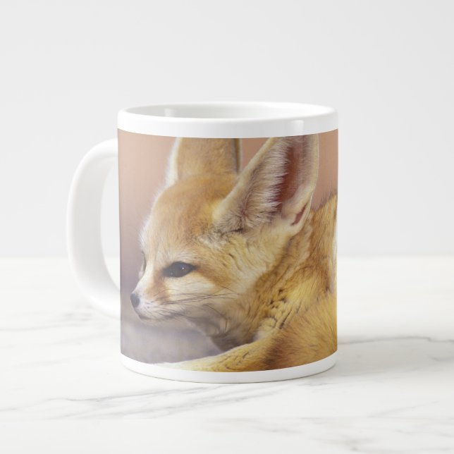 Northern Africa. Fennec Fennecus zerda) Large Coffee Mug (Front Left)