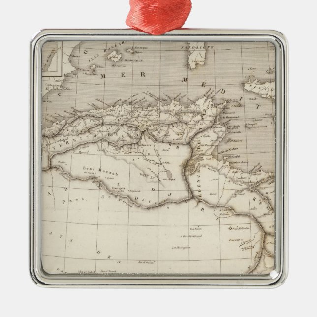 Northern Africa Metal Tree Decoration (Front)