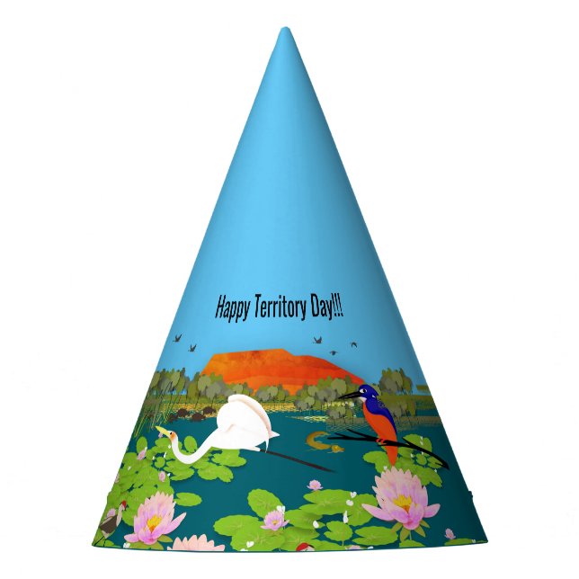 Northern Australia Tropical Monsoon Landscape  Party Hat (Front)