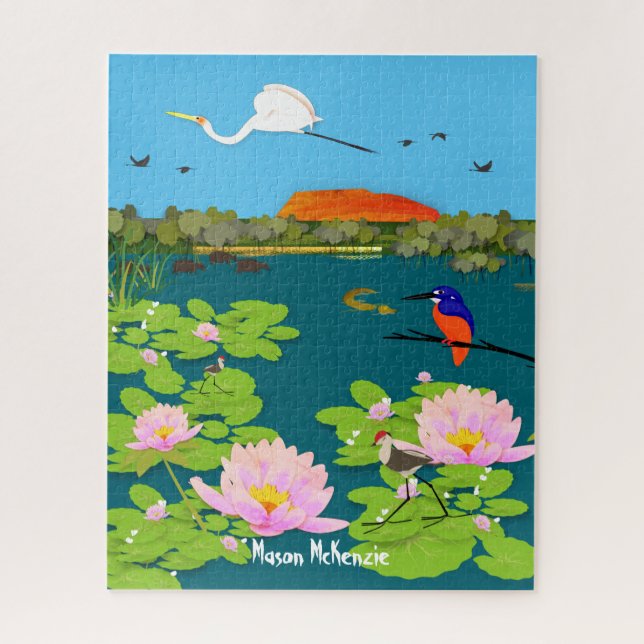 Northern Australian Tropical Landscape Jigsaw Puzzle (Vertical)