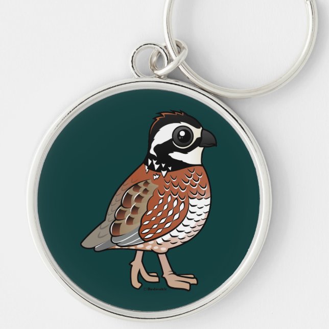 Northern Bobwhite Key Ring (Front)