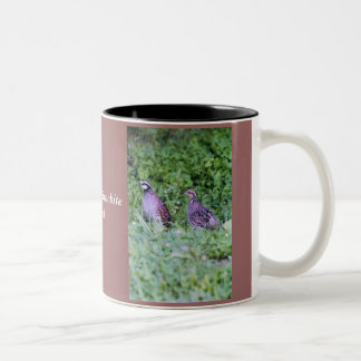 Northern Bobwhite Quail Two-Tone Coffee Mug