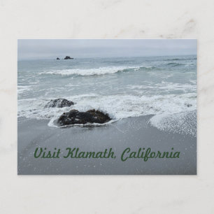 Northern California Coast Rocky Pacific Beach Postcard
