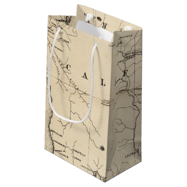 Northern California Small Gift Bag (Back Angled)