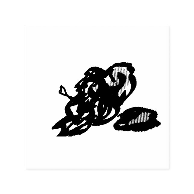 Northern Cardinal Autumn  Self-inking Stamp (Design)