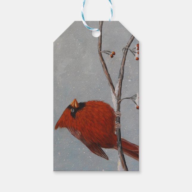 Northern Cardinal - Gift Tags (Front)