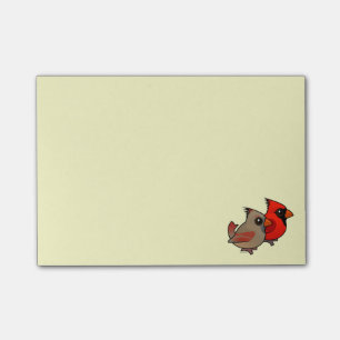 Northern Cardinal Pair Post-it Notes