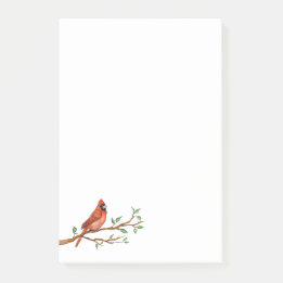 Northern Cardinal Post-it Notes