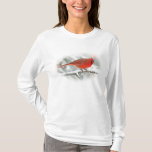 Northern Cardinal Songbird - Male T-Shirt