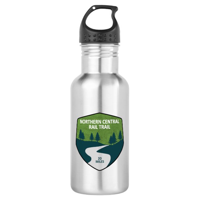 Northern Central Rail Trail 532 Ml Water Bottle (Front)