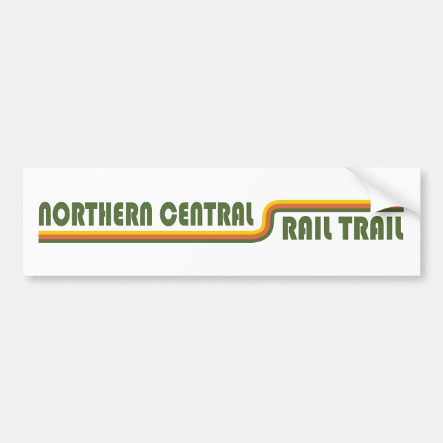 Northern Central Rail Trail Bumper Sticker (Front)