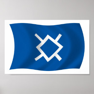 Northern Cheyenne Flag Poster Print
