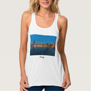 Northern Chicago Cityscape Singlet