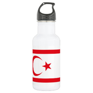 Northern Cyprus Flag 532 Ml Water Bottle