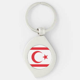 Northern Cyprus Flag Key Ring