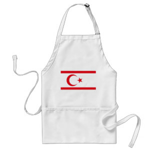 Northern Cyprus Flag Standard Apron