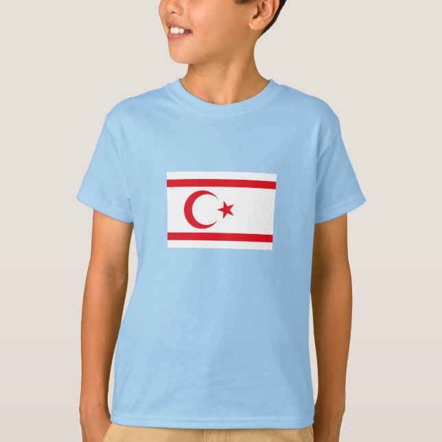 Northern Cyprus Flag T-Shirt (Front)