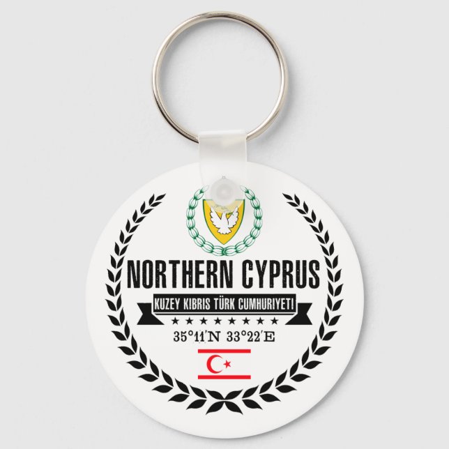 Northern Cyprus Key Ring (Front)