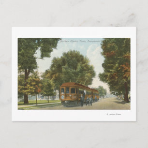 Northern Electric Railroad Station 2 Postcard