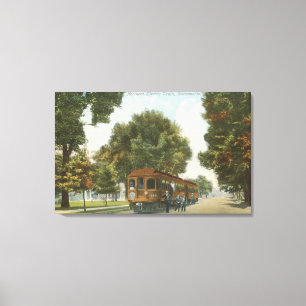Northern Electric Railroad Station Canvas Print