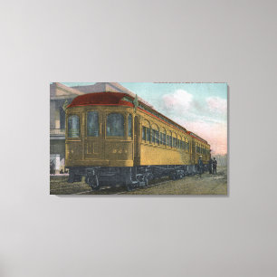 Northern Electric Train View Canvas Print