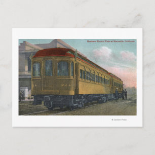 Northern Electric Train View Postcard